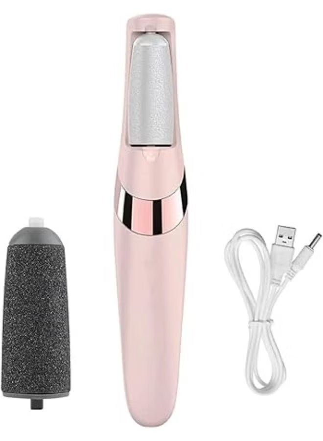 Flawless Electric Foot File for Dead Skin and Cracks Removal with Exfoliating Roller – Professional At-Home Pedicure for Foot Care and USB Charging for Smoother Heels - Image 1